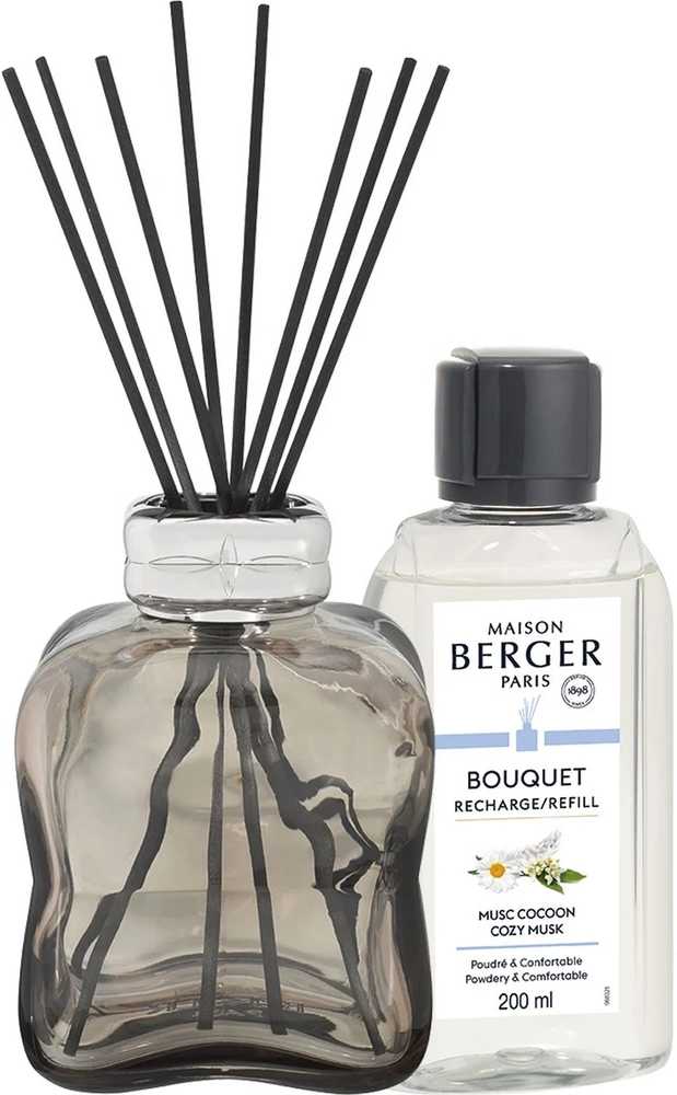 Maison Berger Paris Aroma difuzér Cozy s náplní Musc Cocoon, 200 ml, hnědá