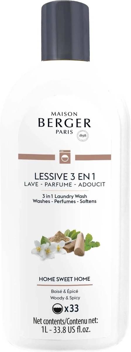 Maison Berger Paris Parfémovaný prací prostředek se změkčovadlem Home Sweet Home, 1 l