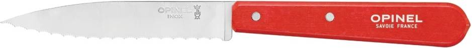 Opinel Paysage Vroubkovaný nůž, N°113, červená