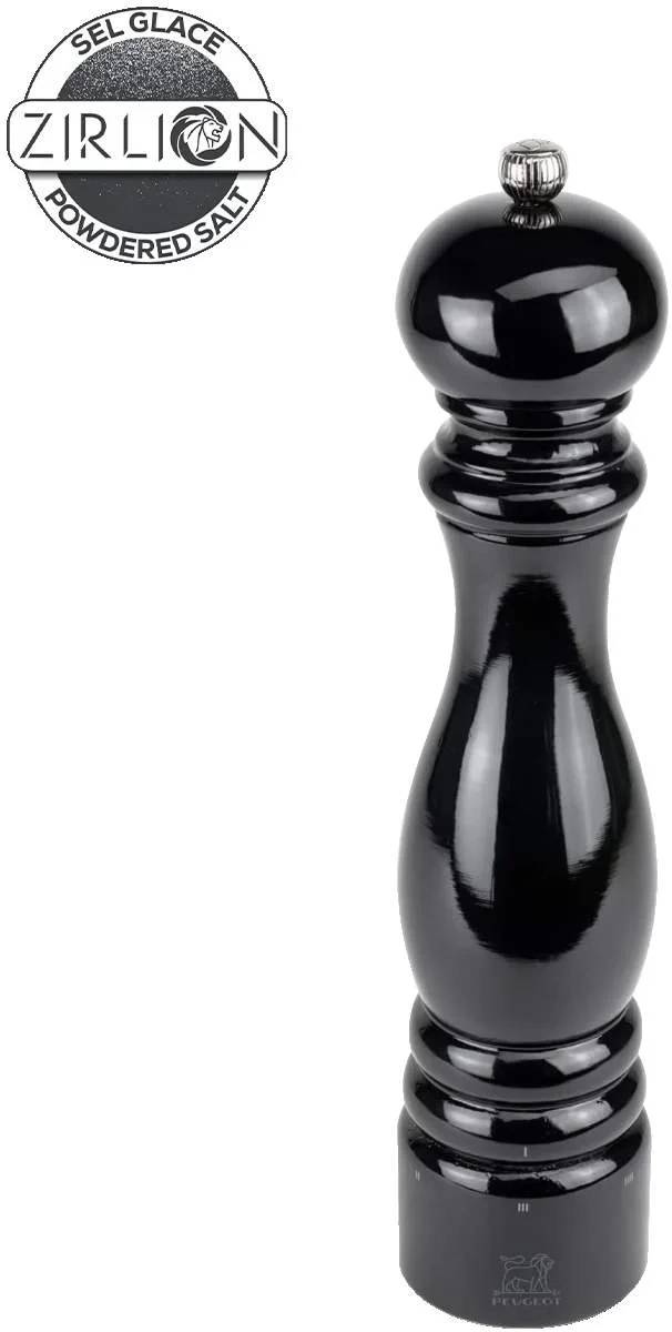Peugeot Paris u'Select Mlýnek na sůl, 30 cm, černý lak
