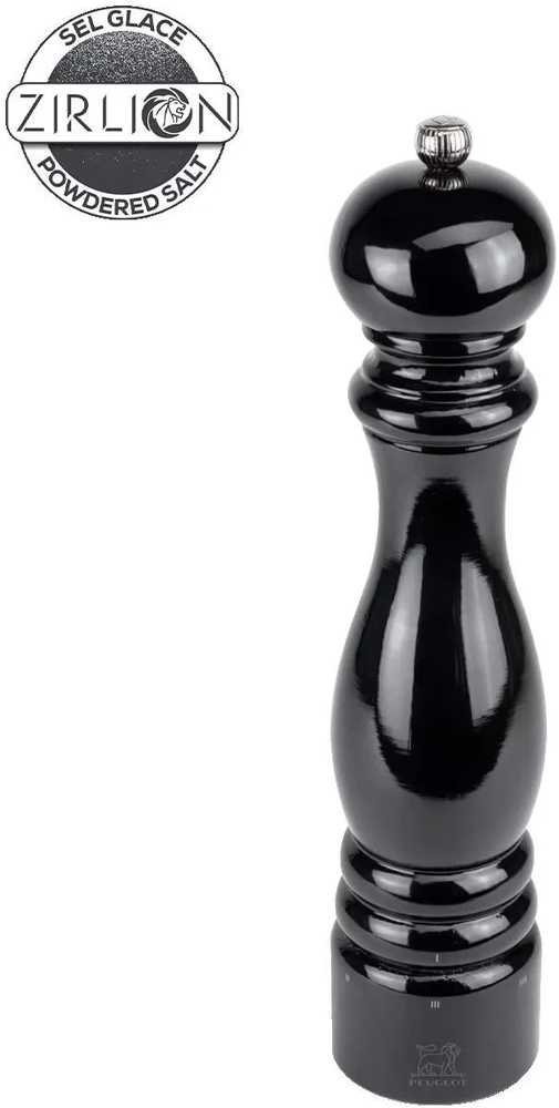Peugeot Paris u'Select Mlýnek na sůl, 30 cm, černý lak
