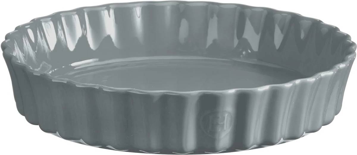 Emile Henry Perle Koláčová forma, 28 x 6 cm, šedivá