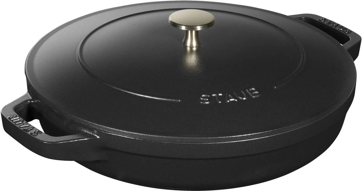 Staub Cocotte Sada hrnců 2dílná, kulatá, černá