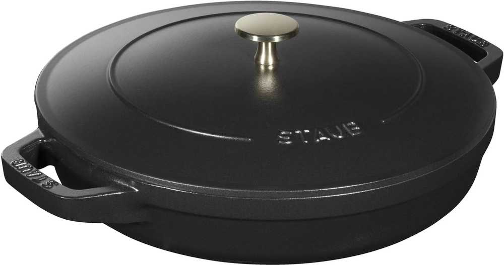 Staub Cocotte Sada hrnců 2dílná, kulatá, černá