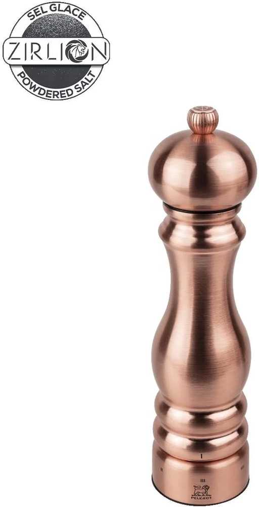 Peugeot Paris Chef Mlýnek na sůl, 22 cm, měděná