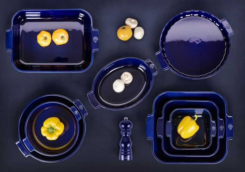 Peugeot Appolia Keramická zapékací mísa, 40 cm, tmavě modrá