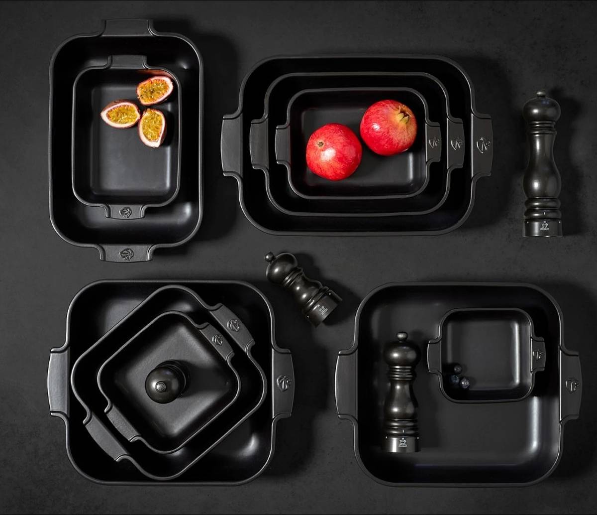 Peugeot Appolia Keramická zapékací mísa, 25 cm, černá