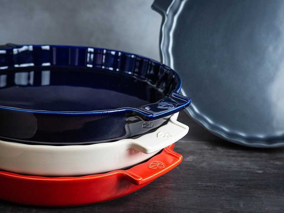 Peugeot Appolia Keramická forma na koláč, 28 cm, červená