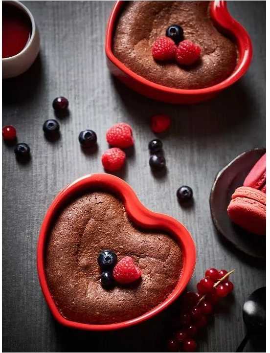 Peugeot Appolia Sada keramických misek Ramekin For You, 2 ks, červená