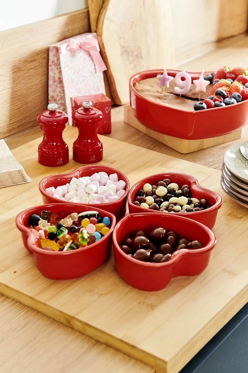 Peugeot Appolia Sada keramických misek Ramekin For You, 2 ks, červená