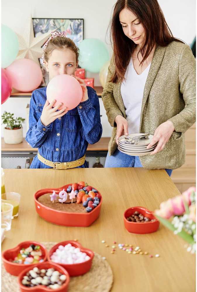 Peugeot Appolia Keramická forma tvaru srdce For You, červená