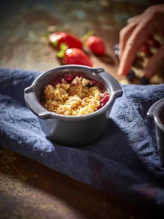 Peugeot Appolia Sada keramických misek Ramekin, 2 ks, šedá břidlicová