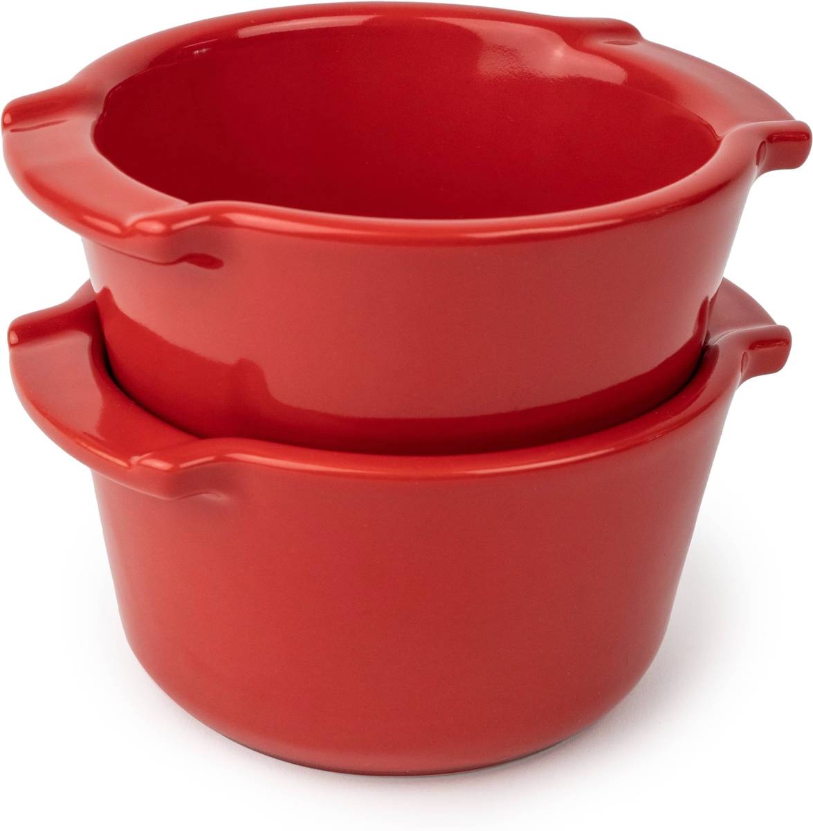 Peugeot Appolia Sada keramických misek Ramekin, 2 ks, červená
