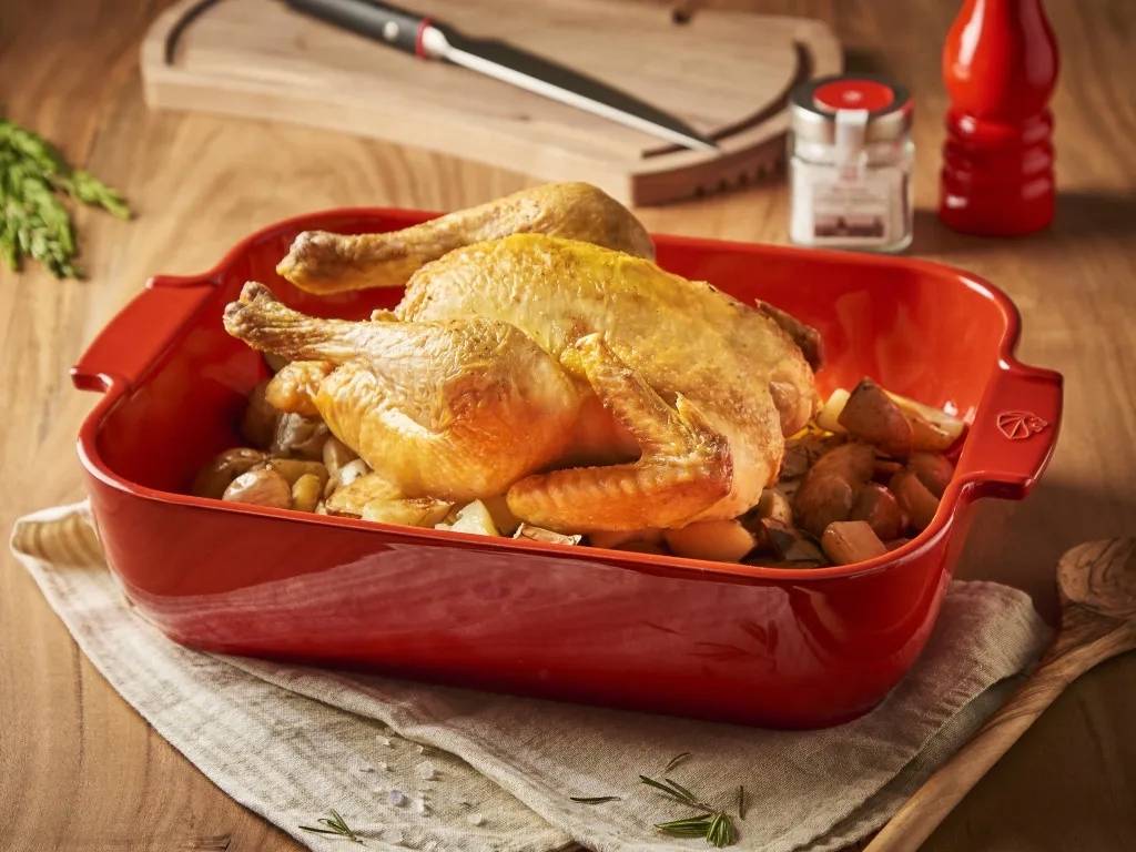 Peugeot Appolia Keramická zapékací mísa, 40 cm, červená