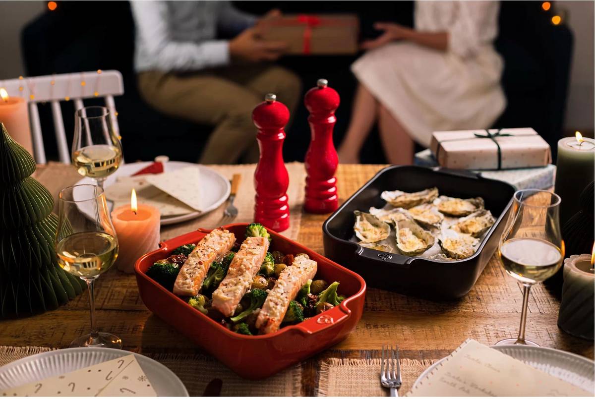 Peugeot Appolia Keramická zapékací mísa, 40 cm, červená