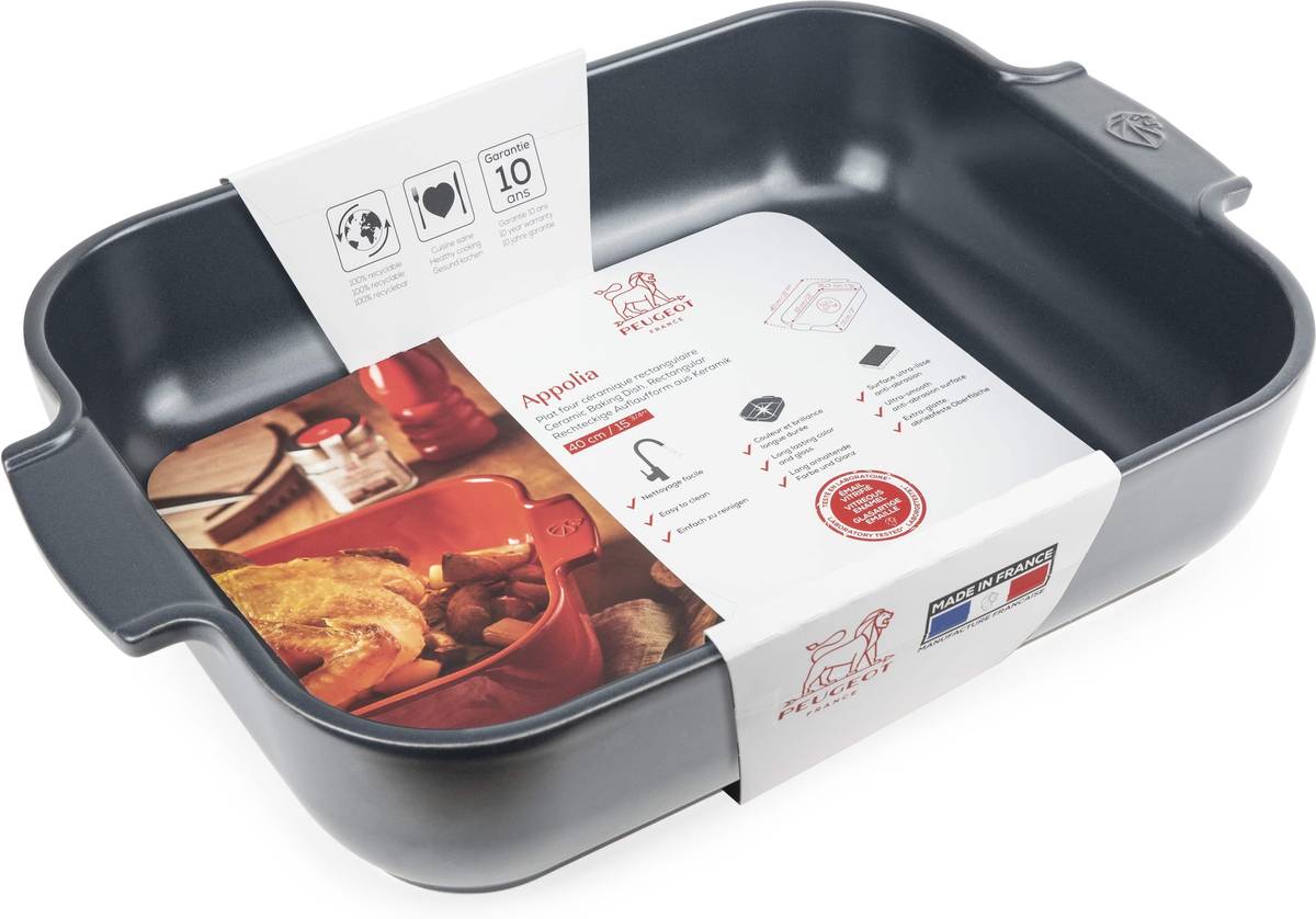 Peugeot Appolia Keramická zapékací mísa, 40 cm, šedá břidlicová