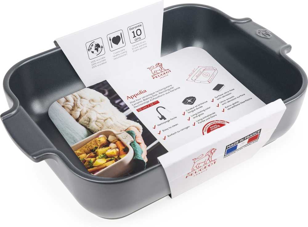 Peugeot Appolia Keramická zapékací mísa, 32 cm, šedá břidlicová