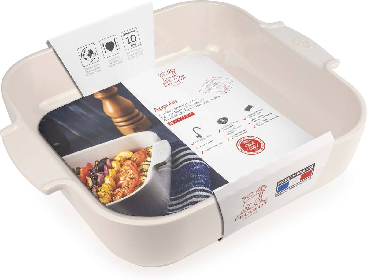Peugeot Appolia Keramická zapékací mísa, 36 cm, slonová kost