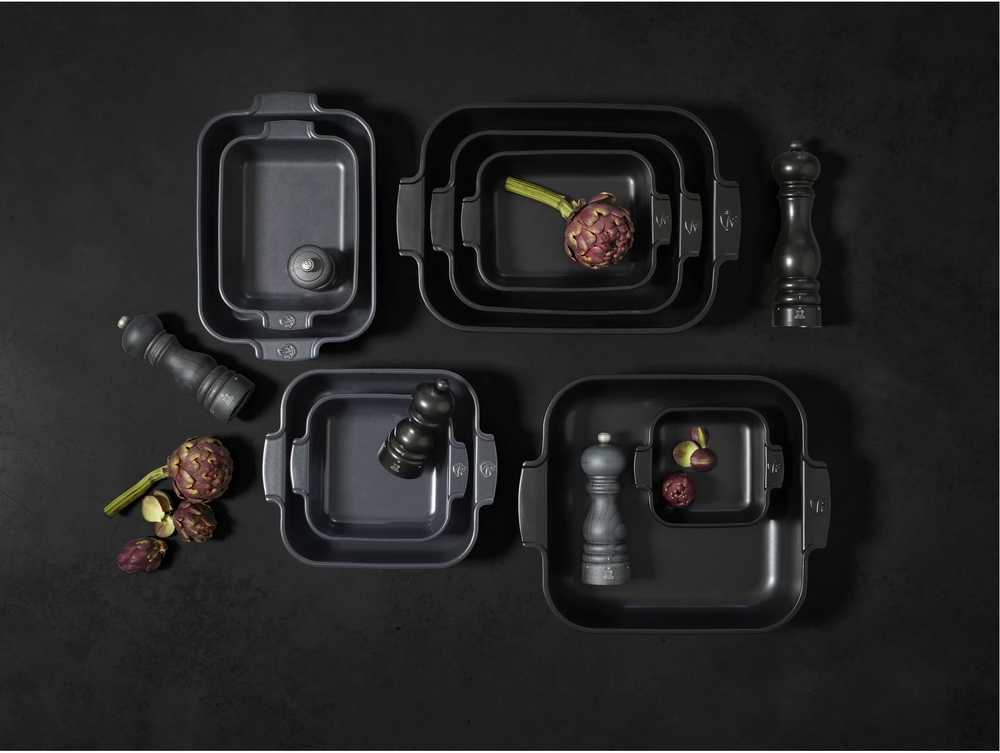 Peugeot Appolia Keramická zapékací mísa, 36 cm, šedá břidlicová