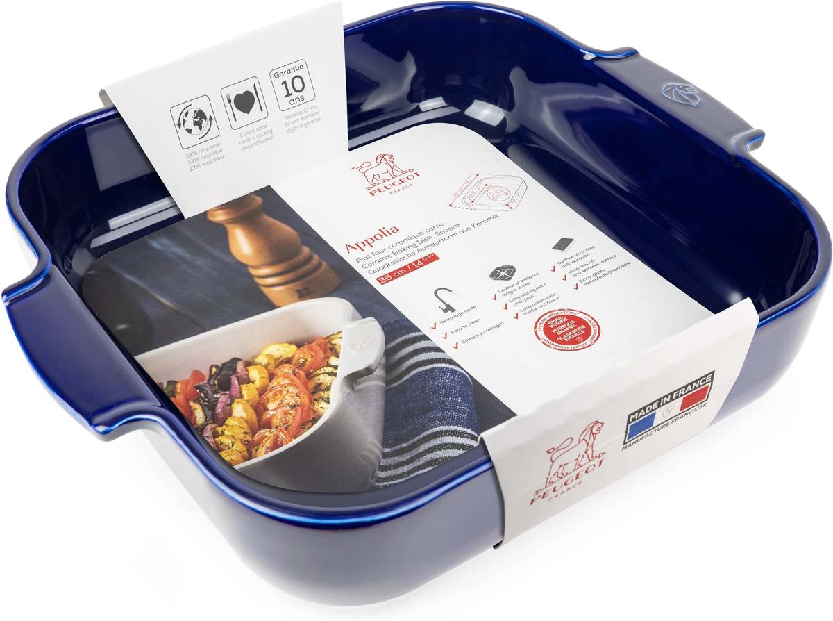 Peugeot Appolia Keramická zapékací mísa, 36 cm, tmavě modrá