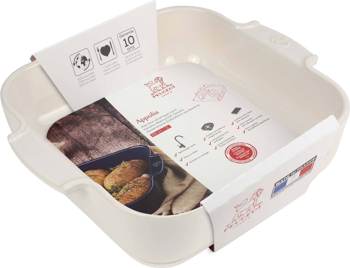 Peugeot Appolia Keramická zapékací mísa, 28 cm, slonová kost