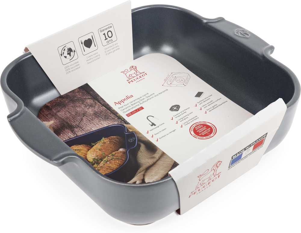 Peugeot Appolia Keramická zapékací mísa, 28 cm, šedá břidlicová