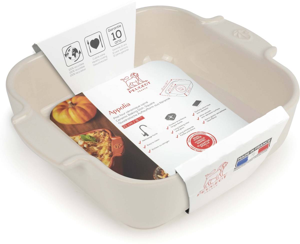 Peugeot Appolia Keramická zapékací mísa, 21 cm, slonová kost