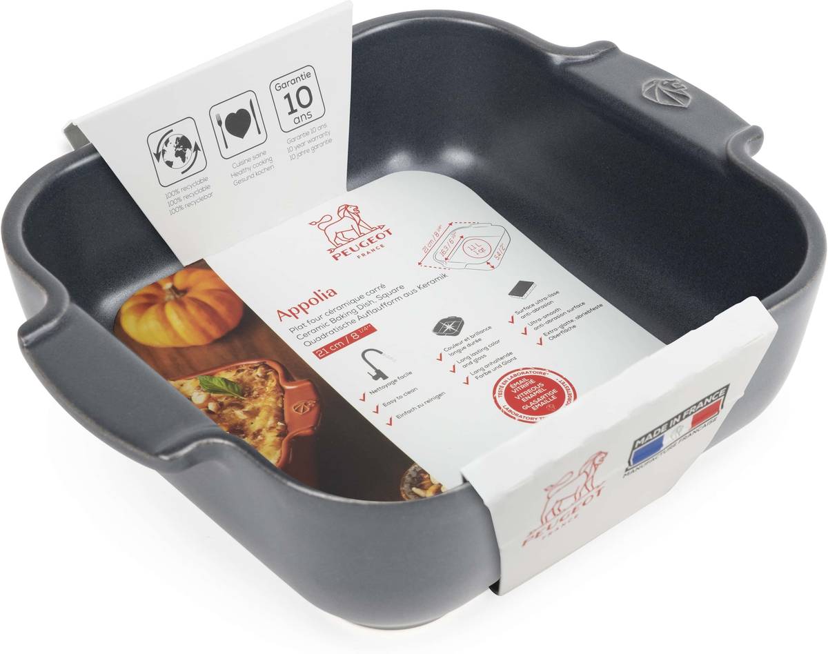 Peugeot Appolia Keramická zapékací mísa, 21 cm, šedá břidlicová
