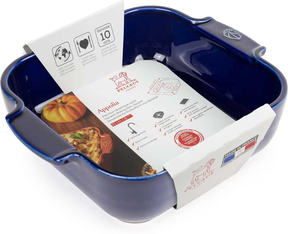 Peugeot Appolia Keramická zapékací mísa, 21 cm, tmavě modrá