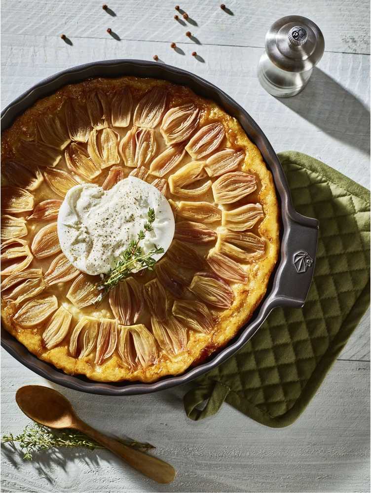 Peugeot Appolia Keramická forma na koláč, 30 cm, šedá břidlicová