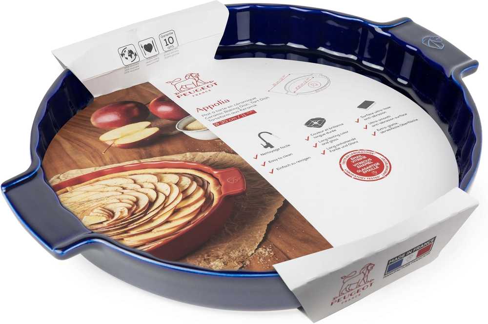Peugeot Appolia Keramická forma na koláč, 30 cm, tmavě modrá