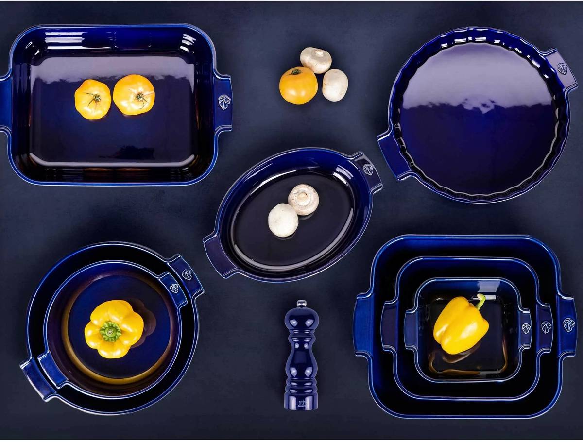 Peugeot Appolia Keramická forma na koláč, 30 cm, tmavě modrá