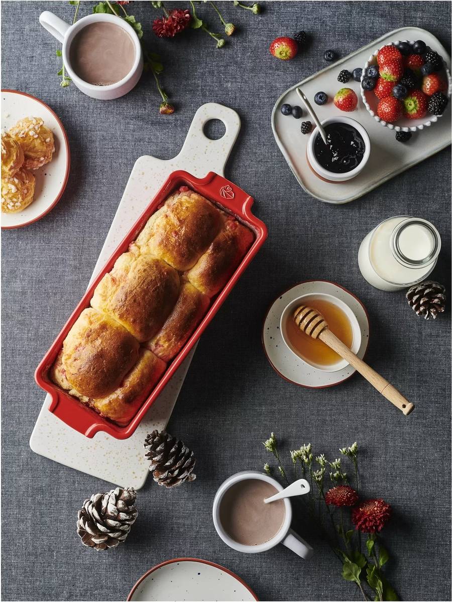 Peugeot Appolia Keramická forma na chléb, 31 cm, červená