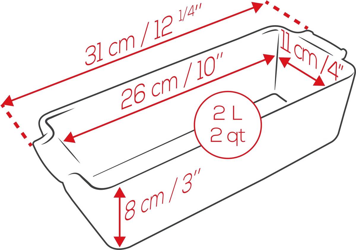 Peugeot Appolia Keramická forma na chléb, 31 cm, tmavě modrá