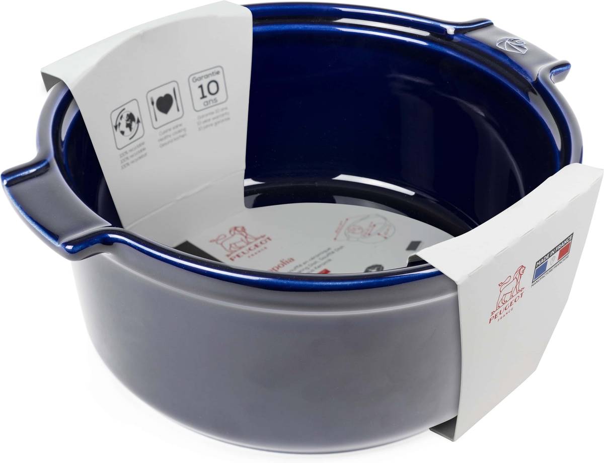 Peugeot Appolia Keramická forma na soufflé, 22 cm, tmavě modrá