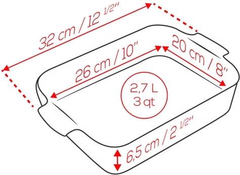 Peugeot Appolia Keramická zapékací mísa, 32 cm, fialová