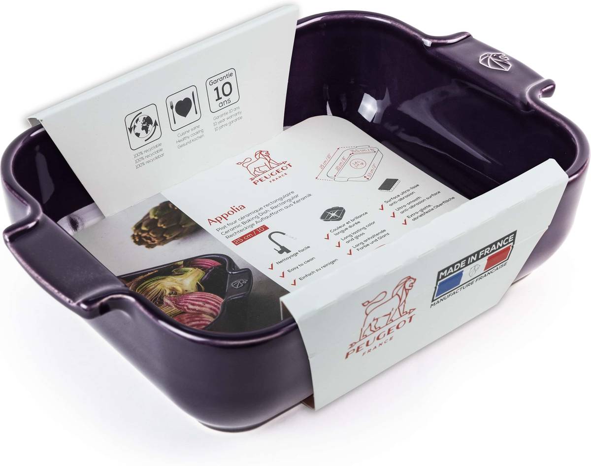 Peugeot Appolia Keramická zapékací mísa, 25 cm, fialová