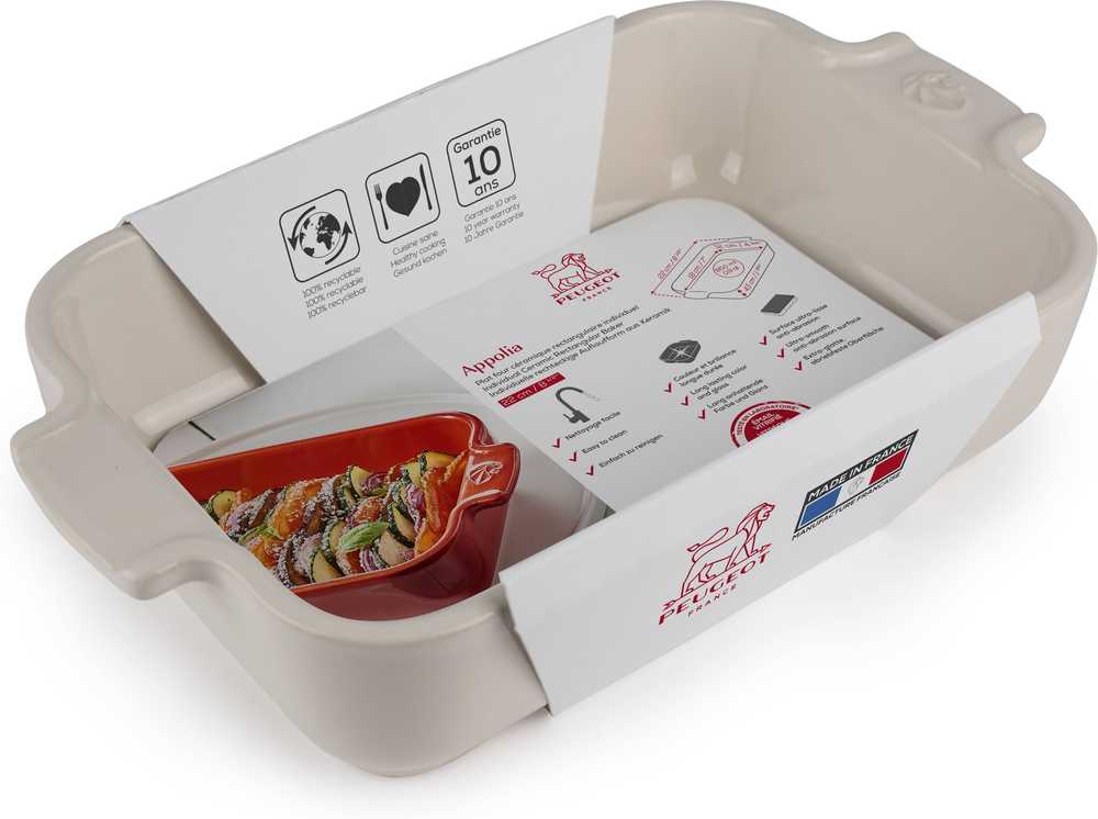 Peugeot Appolia Keramická zapékací mísa, 22 cm, slonová kost