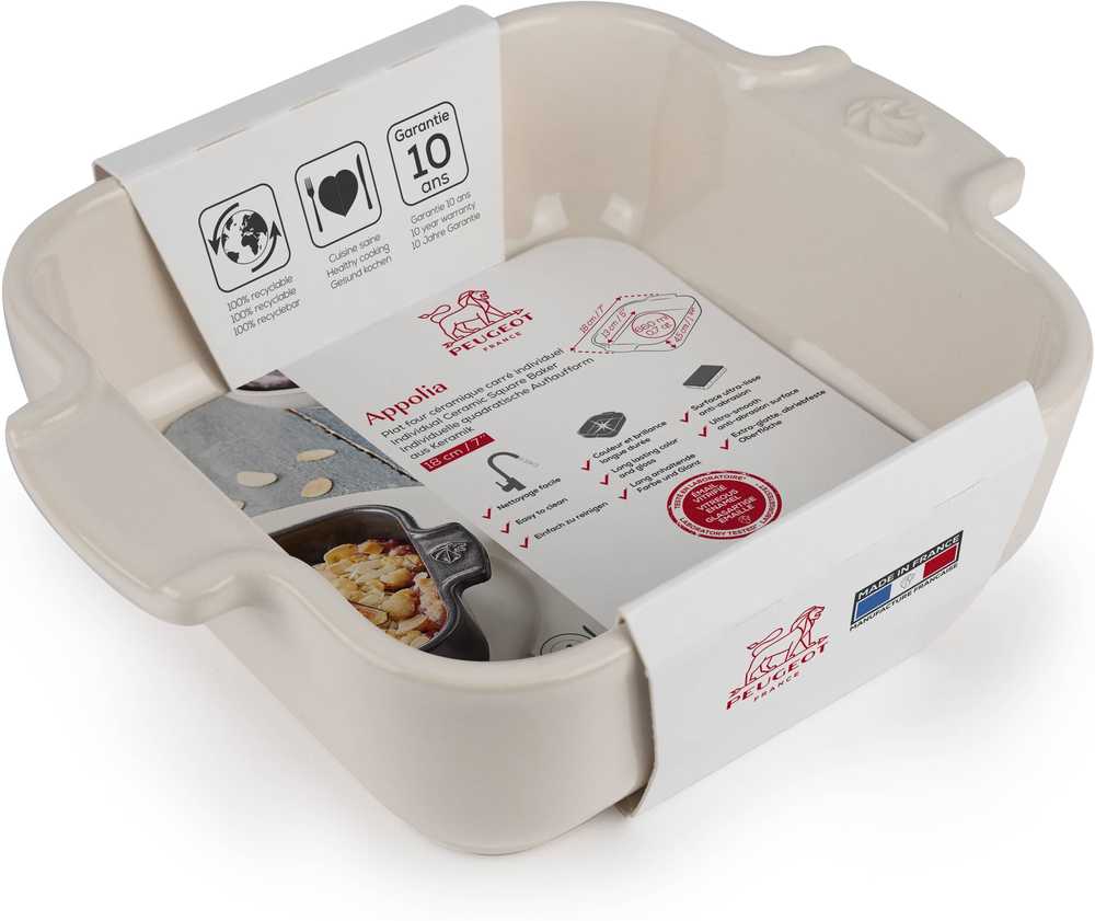 Peugeot Appolia Keramická zapékací mísa, 18 cm, slonová kost