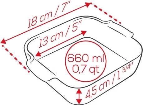 Peugeot Appolia Keramická zapékací mísa, 18 cm, slonová kost