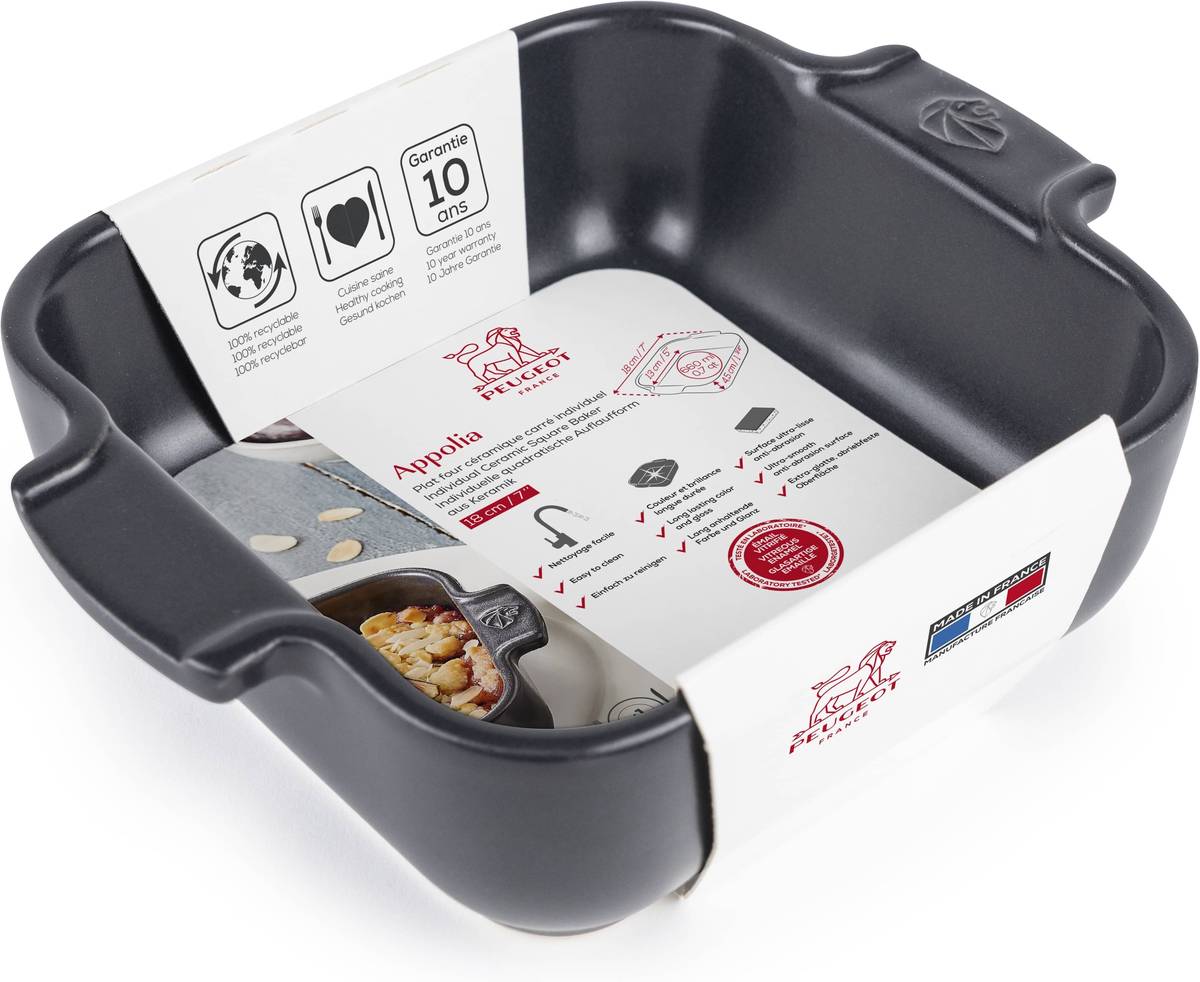 Peugeot Appolia Keramická zapékací mísa, 18 cm, šedá břidlicová