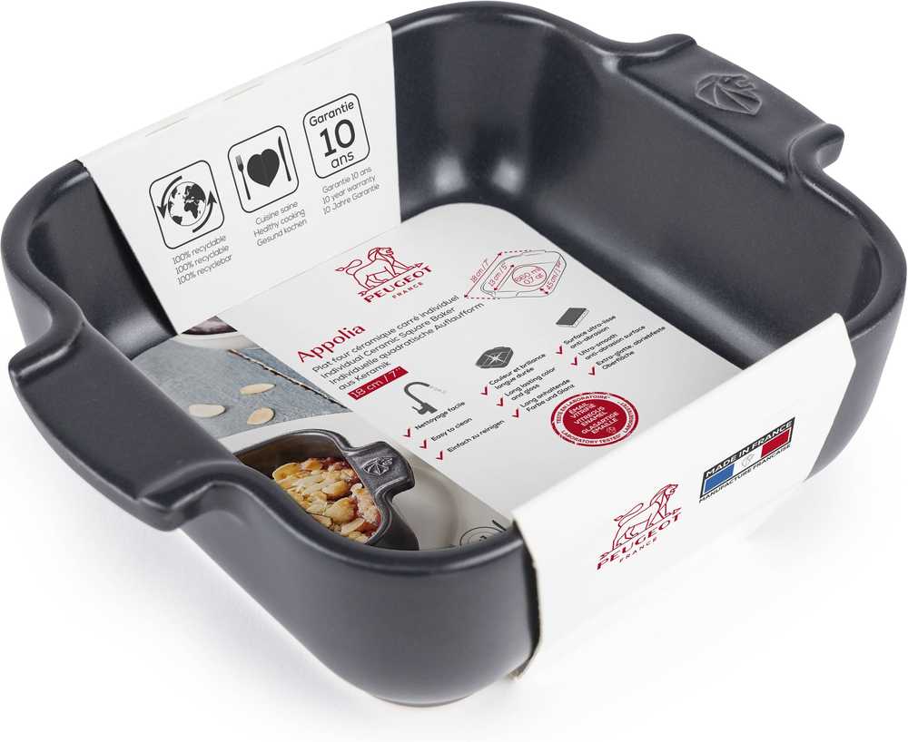 Peugeot Appolia Keramická zapékací mísa, 18 cm, šedá břidlicová