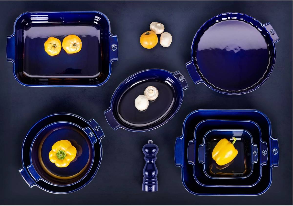 Peugeot Appolia Keramická zapékací mísa, 36 cm, tmavě modrá