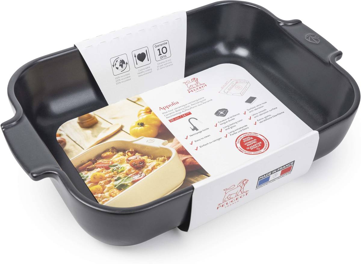 Peugeot Appolia Keramická zapékací mísa, 36 cm, šedá břidlicová