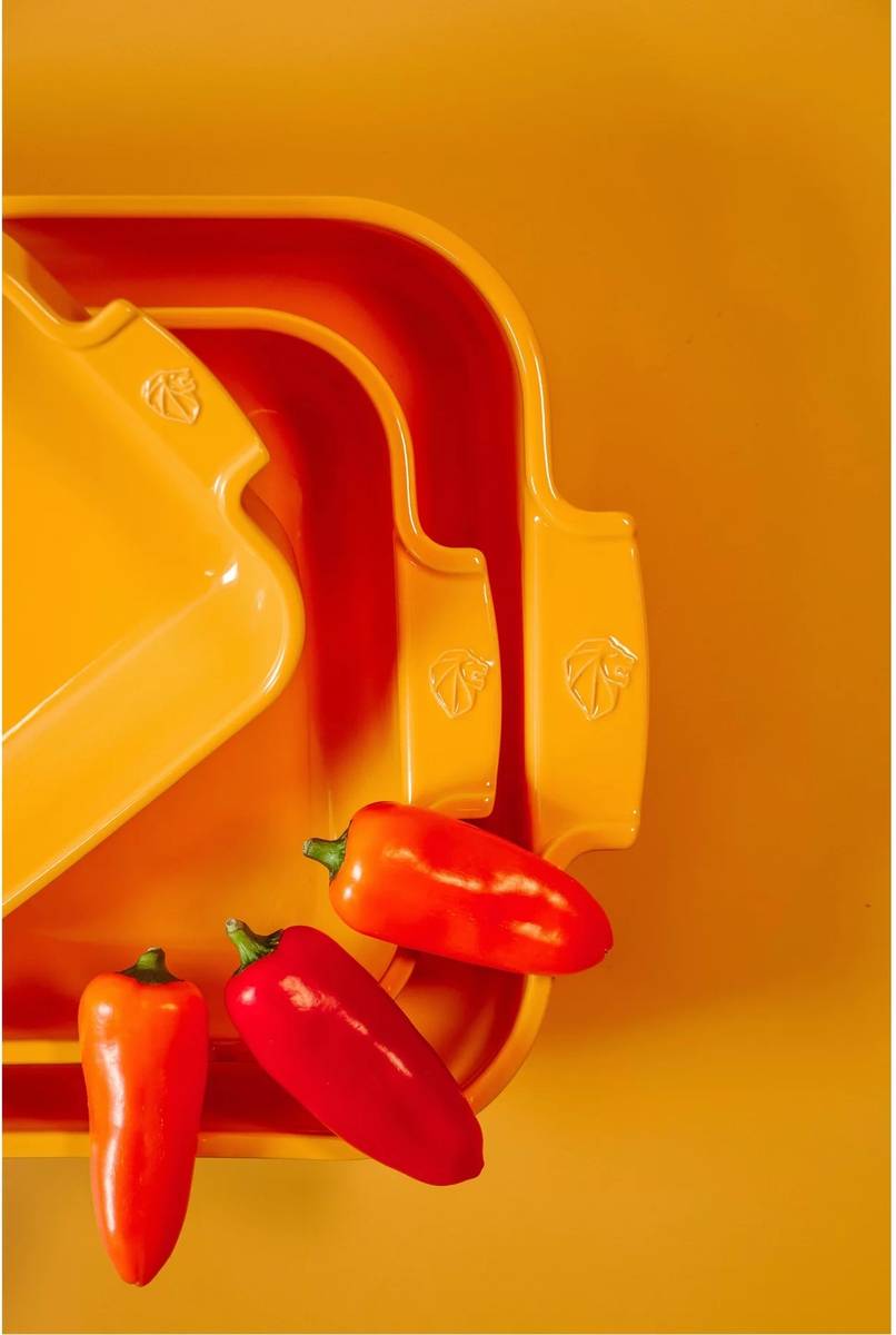 Peugeot Appolia Keramická zapékací mísa, 36 cm, žlutá