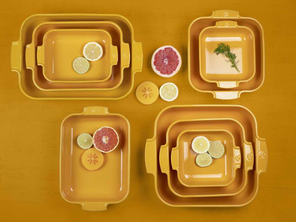 Peugeot Appolia Keramická zapékací mísa, 40 cm, žlutá