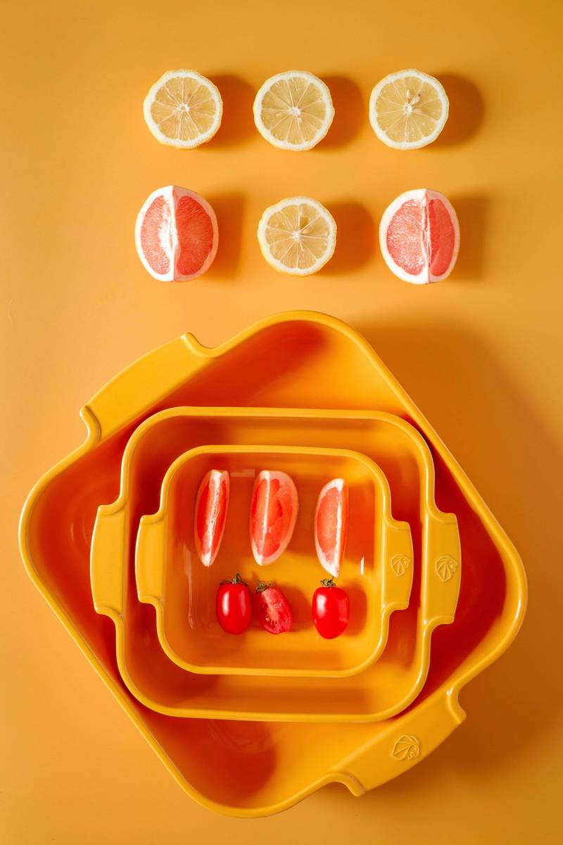 Peugeot Appolia Keramická zapékací mísa, 40 cm, žlutá