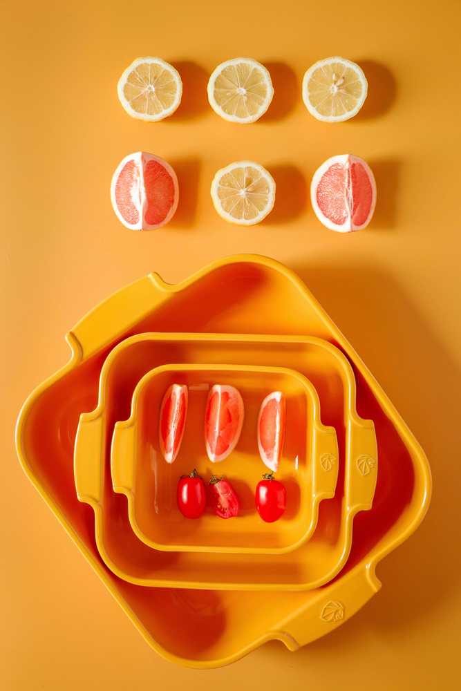 Peugeot Appolia Keramická zapékací mísa, 40 cm, žlutá