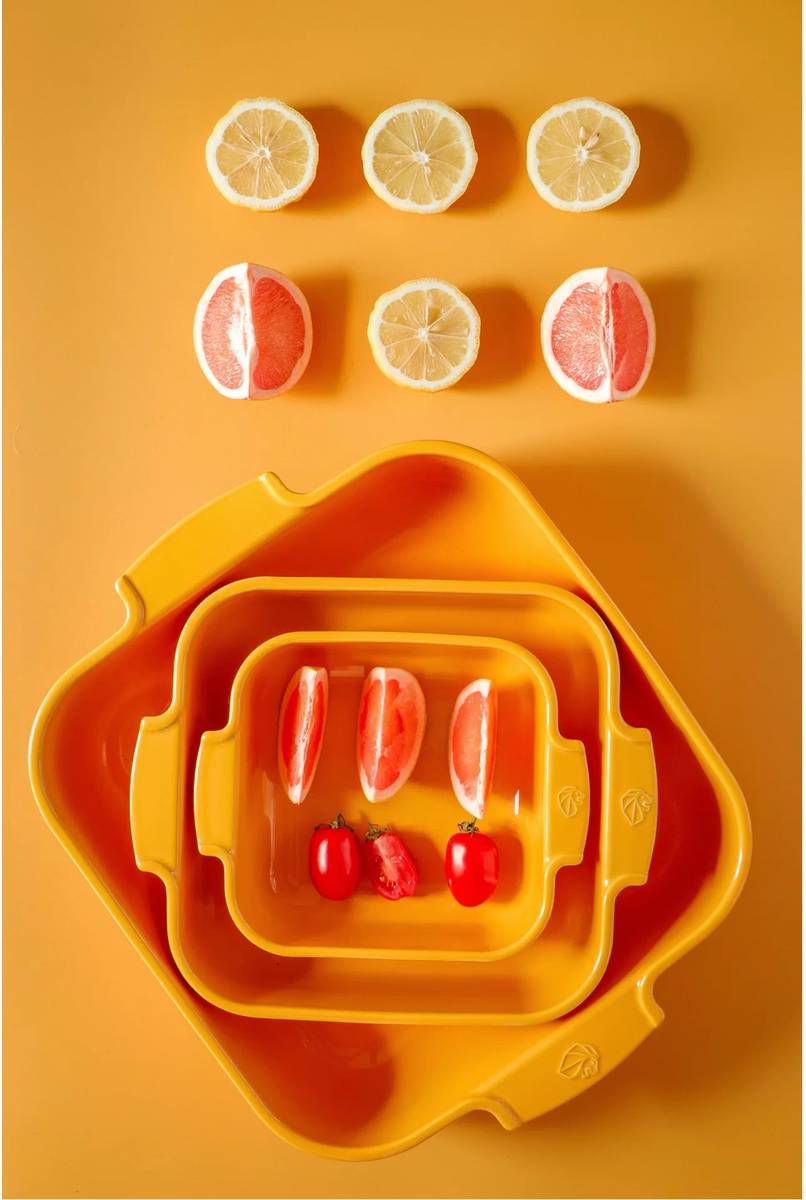 Peugeot Appolia Keramická zapékací mísa, 21 cm, žlutá