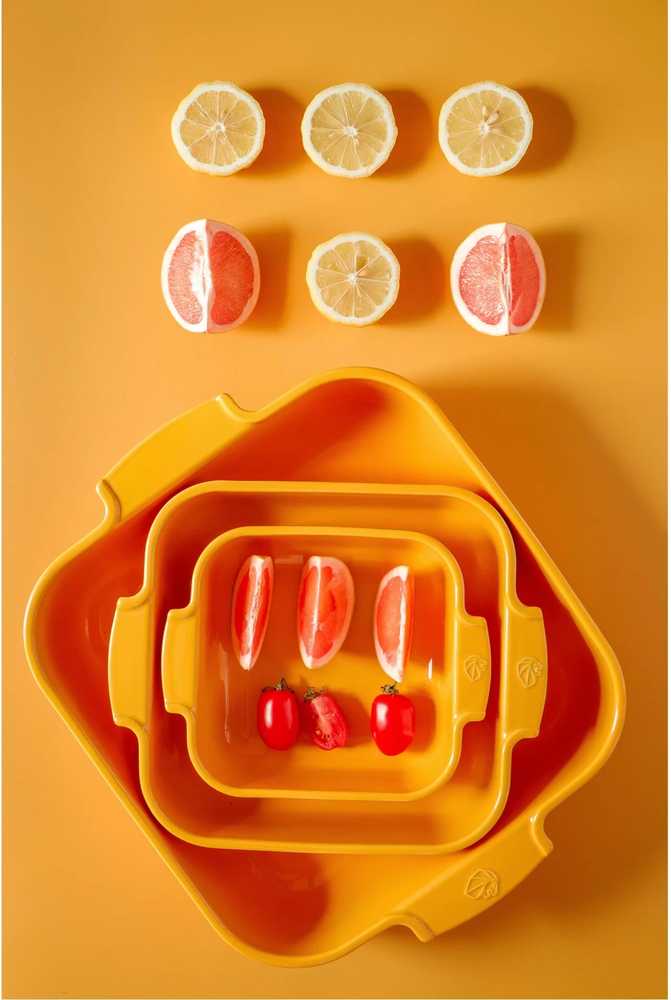 Peugeot Appolia Keramická zapékací mísa, 21 cm, žlutá